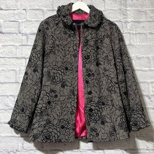 Betsy Johnson coat floral